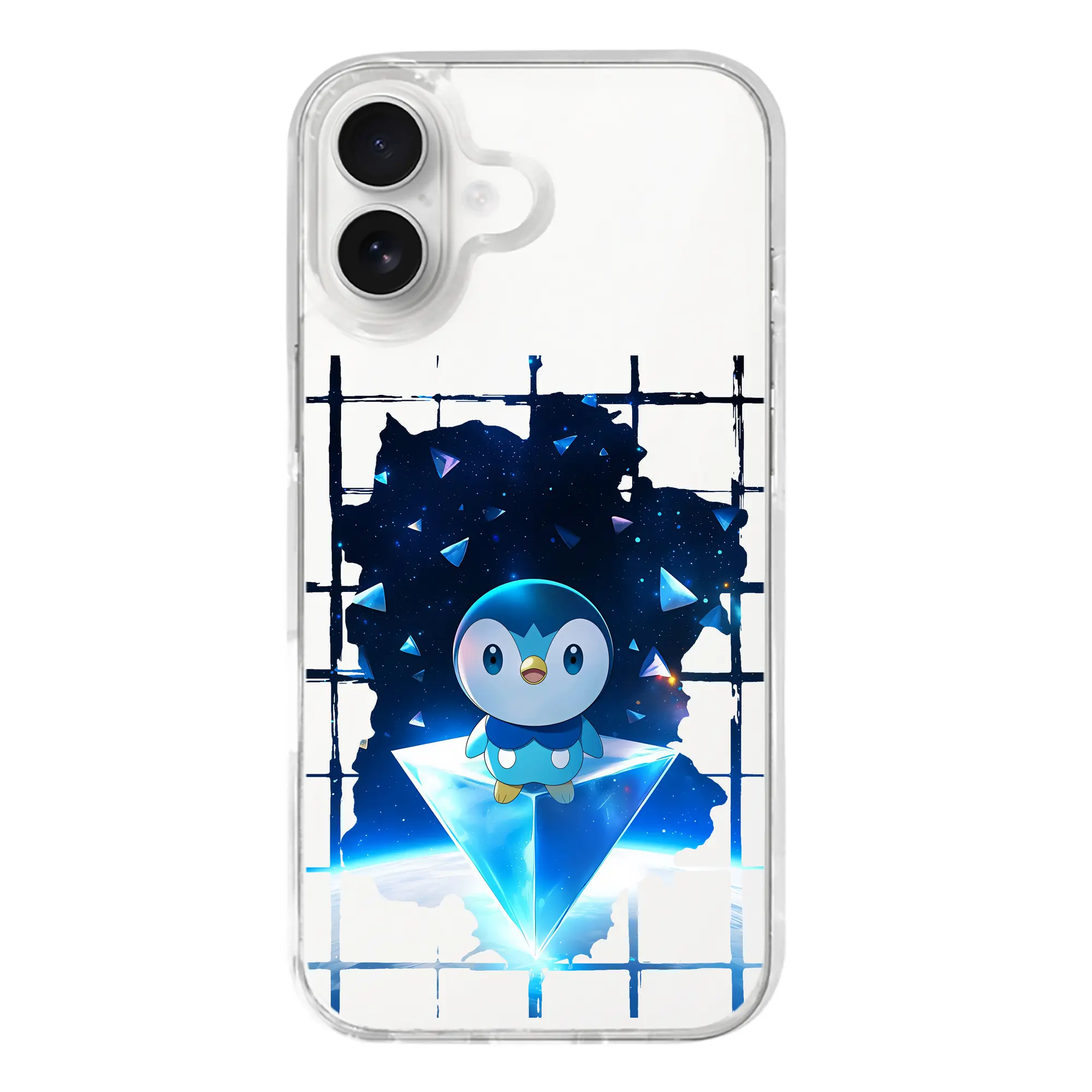 ポケモン グッズ,ポッチャマ - iPhone 17シリーズ 透明スマホケース – 薄型・耐衝撃・精密フィット保護カバー